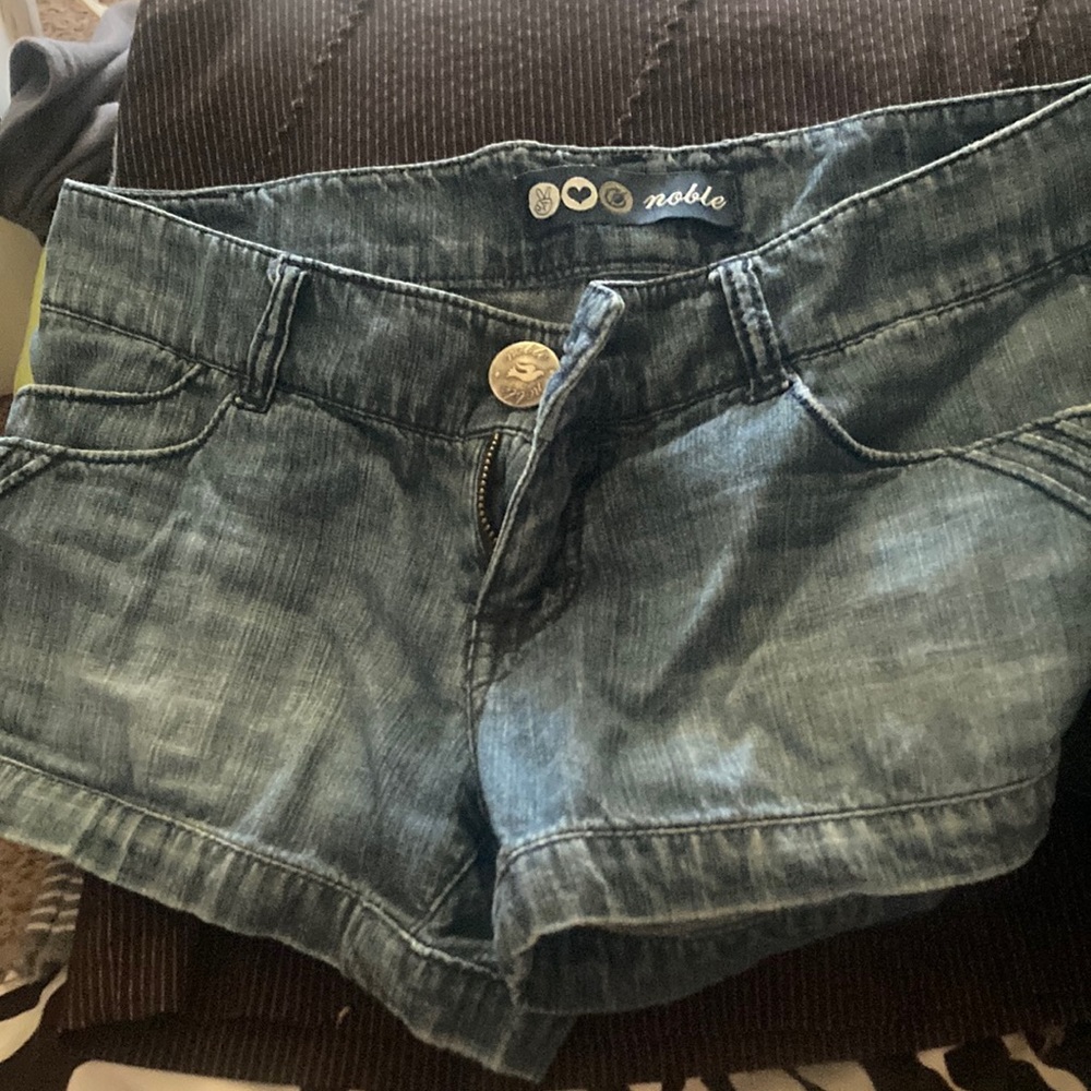 denim shorts